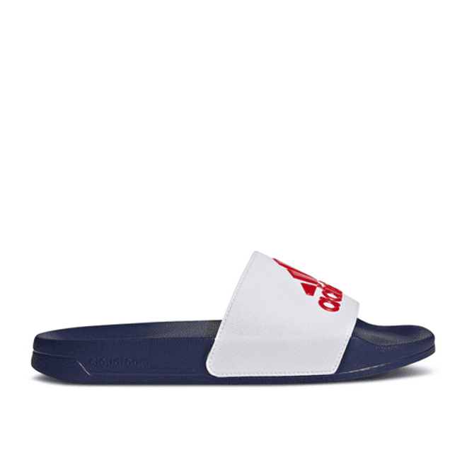adidas Adilette Shower Slide 'White Victory Blue'