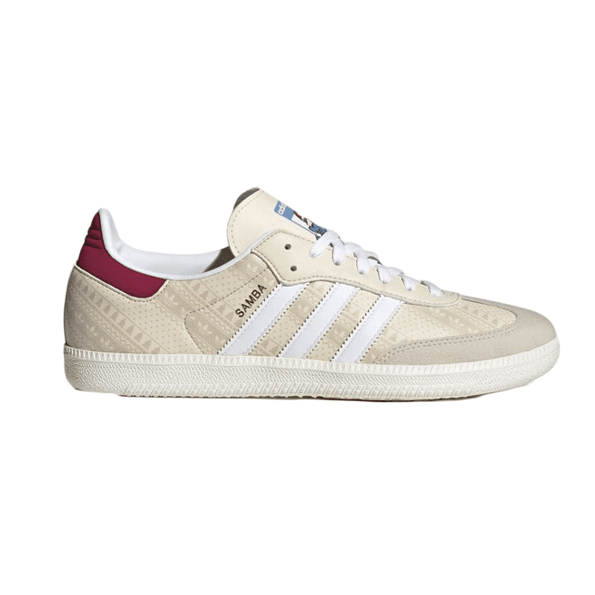 adidas Samba Wonder White Legacy Burgundy