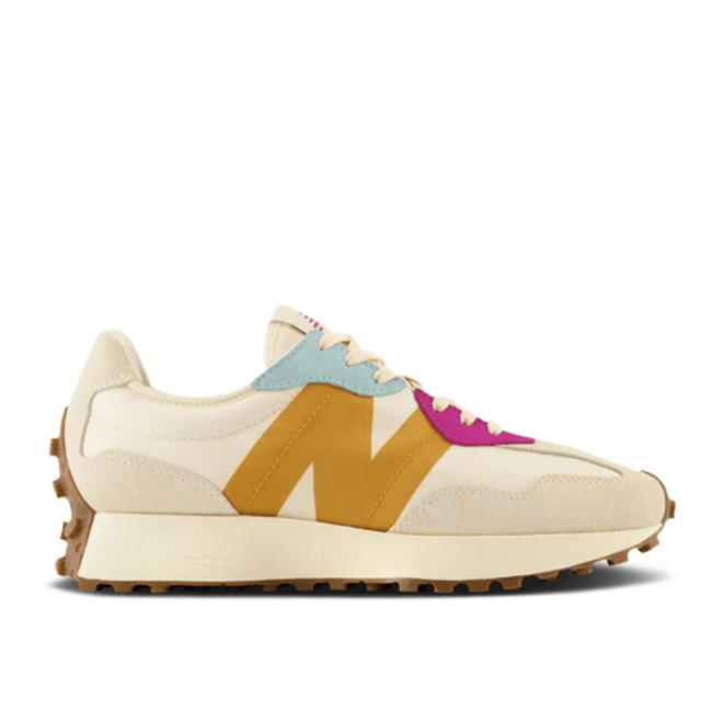 New Balance Wmns 327 'Cream Fuchsia Blue'