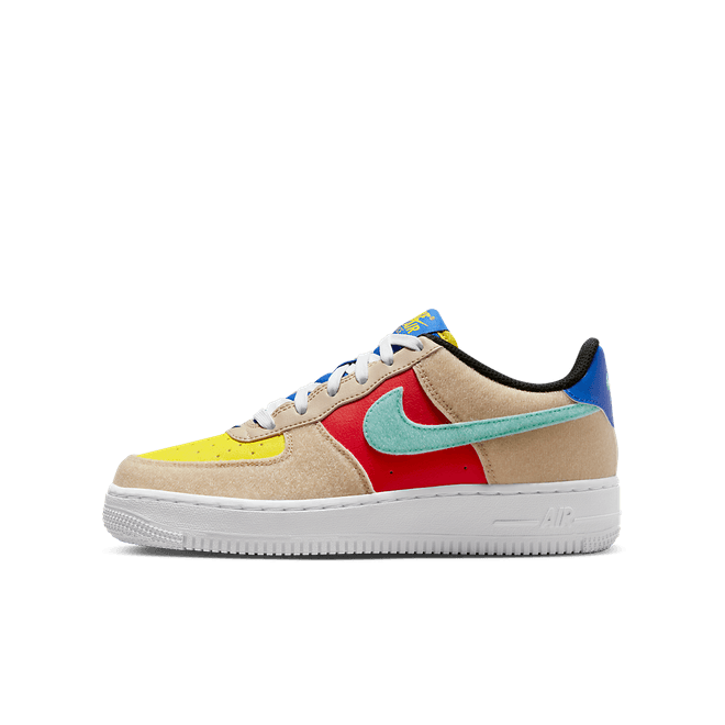 Nike Air Force 1 Low GS 'Multi-Color Velcro'