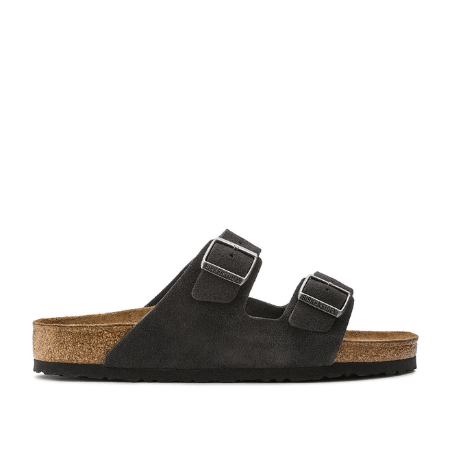 Birkenstock Arizona Suede Leather Velvet Grey