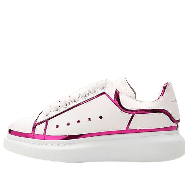 Alexander McQueen Wmns Oversized Sneaker 'White Printers Pink'