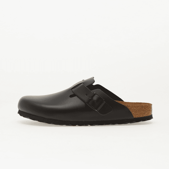 Birkenstock Boston Natural Leather Black