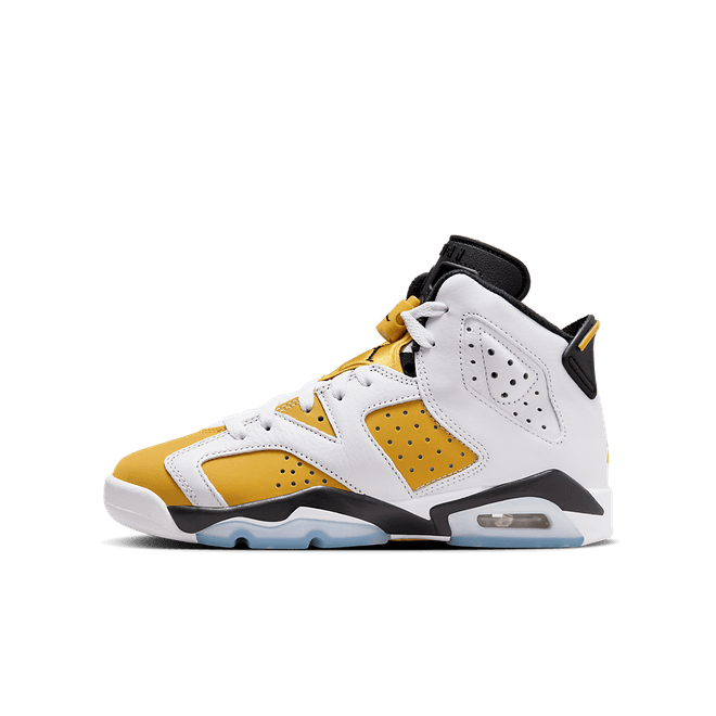 Jordan Air Jordan 6 Retro (GS) White/Yellow Ochre/Black