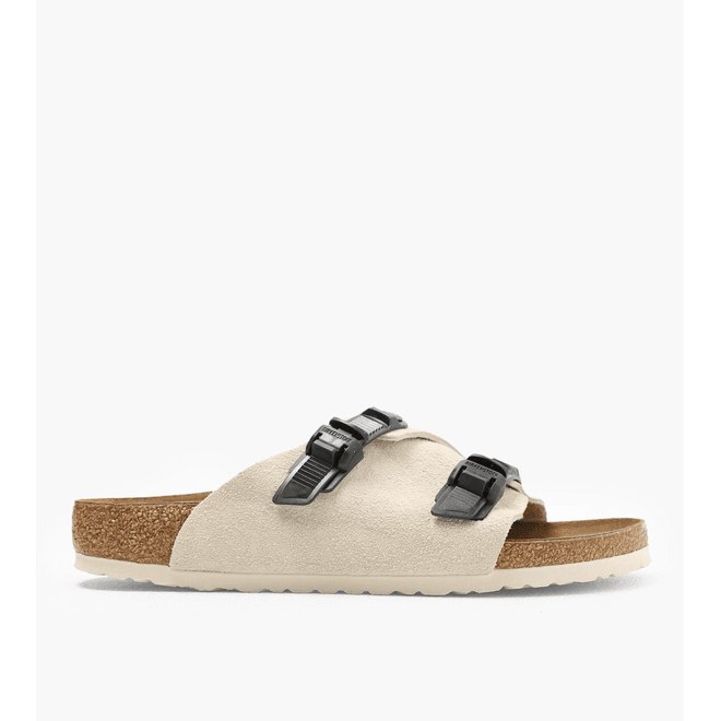 Birkenstock Zürich Tech Suede Leather Antique White