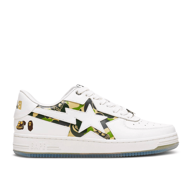 BAPE Bored Ape Yacht Club x Bapesta 2 'White Green Camo' 