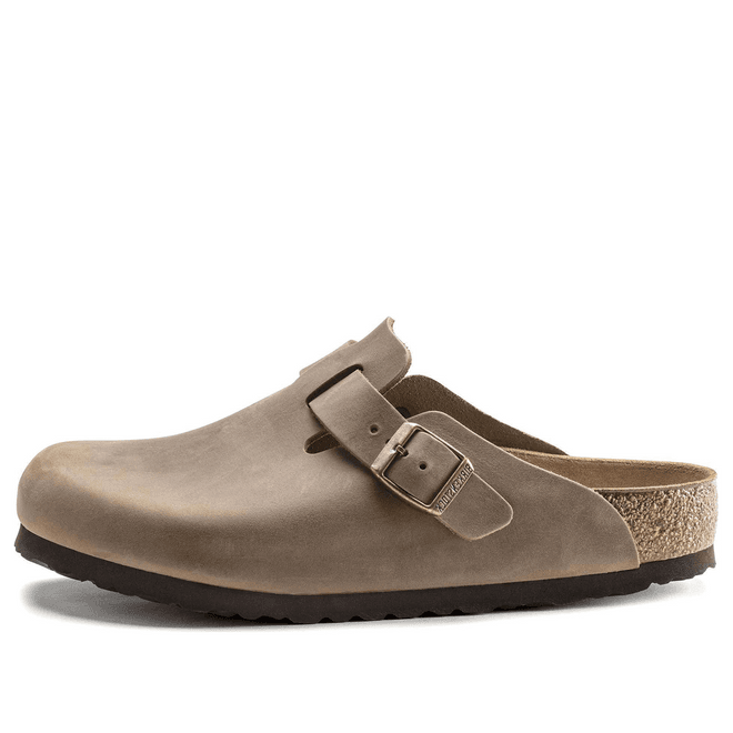 Birkenstock Boston Regular 'Oiled Leather Tobacco Brown'