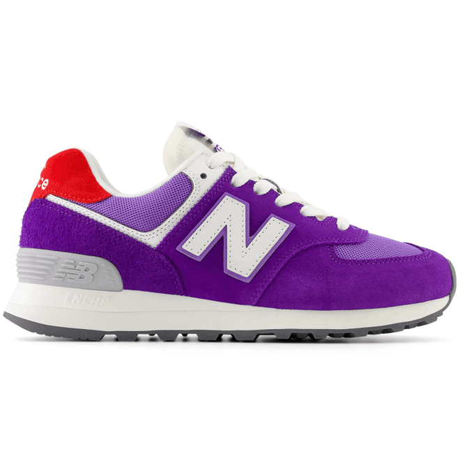 New Balance 574 Purple White Red (Women's)