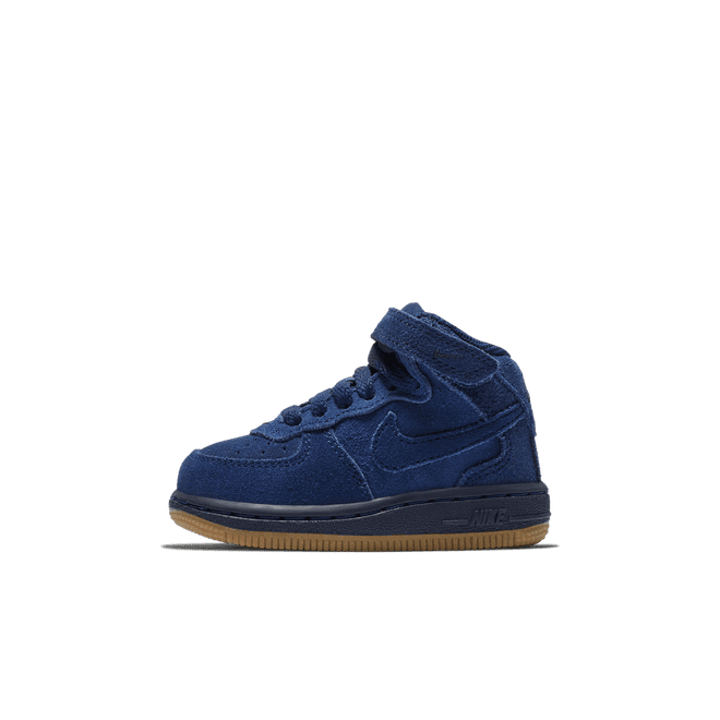Nike Air Force 1 Mid Blue Void Gum (TD)