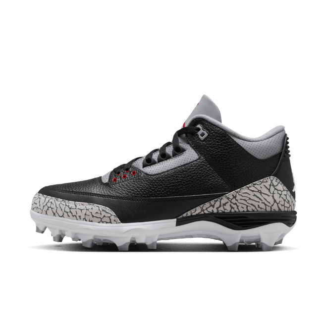 Air Jordan Air Jordan 3 Retro TD Cleat 'Black Cement' 