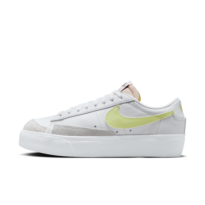 Nike Wmns Blazer Low Platform 'White Life Lime' 