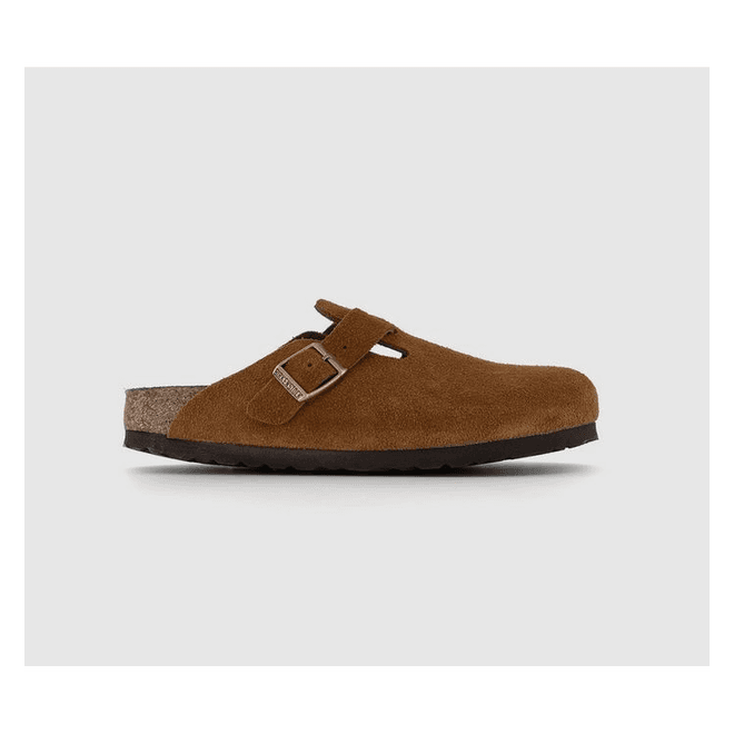 Birkenstock Boston Soft Footbed Suede Mink