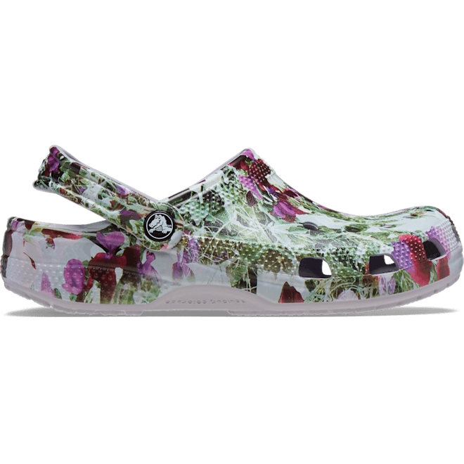 Crocs Classic Photoreal Floral Clogs Mauve Mist 