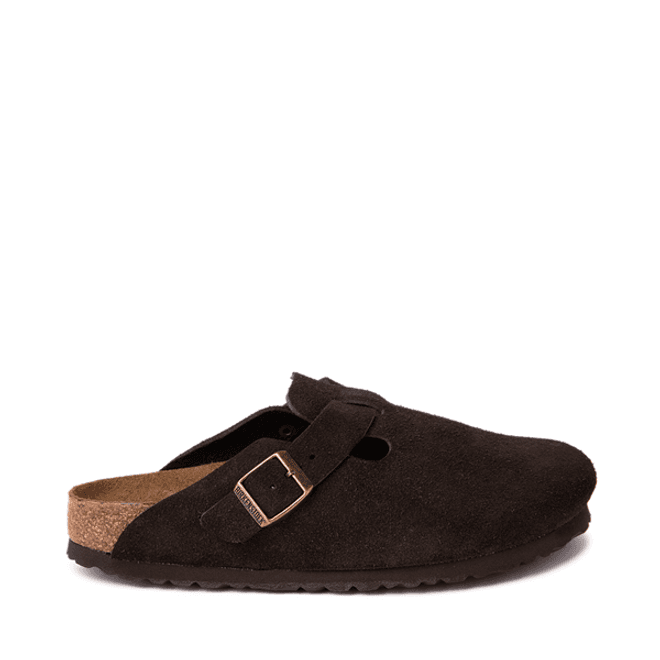 Birkenstock Boston Soft Footbed Suede Mocha