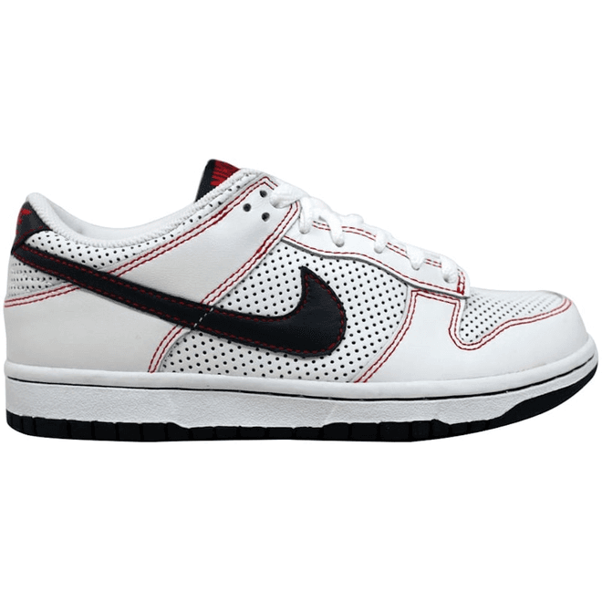 Nike Dunk Low White Obsidian Sport Red (Women's)