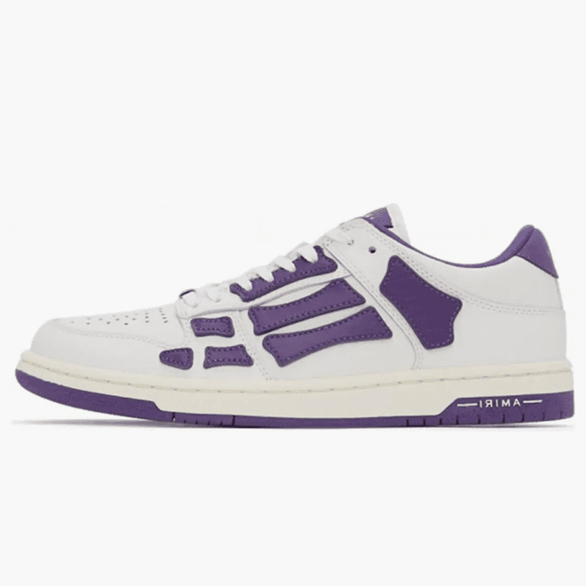 AMIRI Skel Top Low White Purple