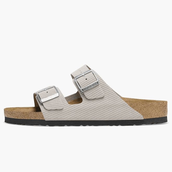 Birkenstock Arizona Embossed Corduroy Suede Stone Coin