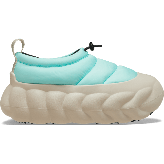 Crocs Unisex Overpuff Shorty Shoes Aquamarine / Multi 