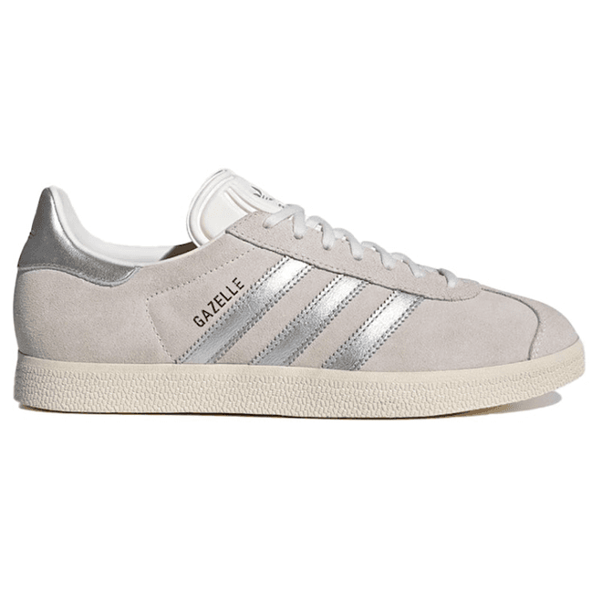 adidas Gazelle Cloud White Silver Metallic