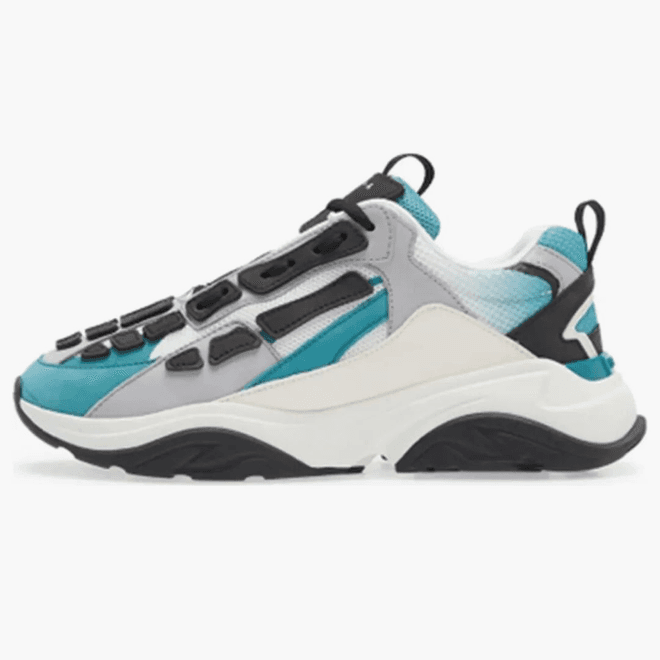 AMIRI Bone Runner White Black Blue Grass