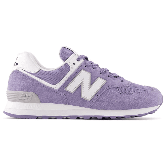 New Balance 574 Violet White