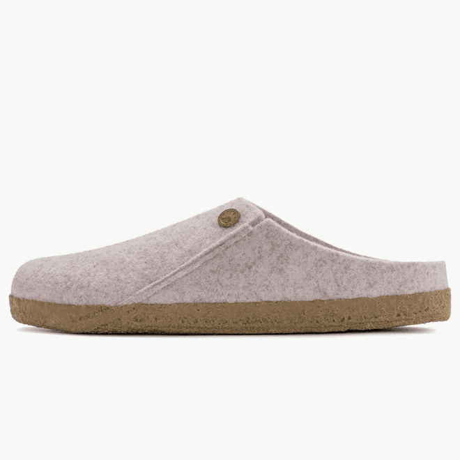 Birkenstock Zermatt Shearling Clog Wool Felt Light Rose