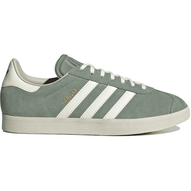 adidas Gazelle Silver Green Off White
