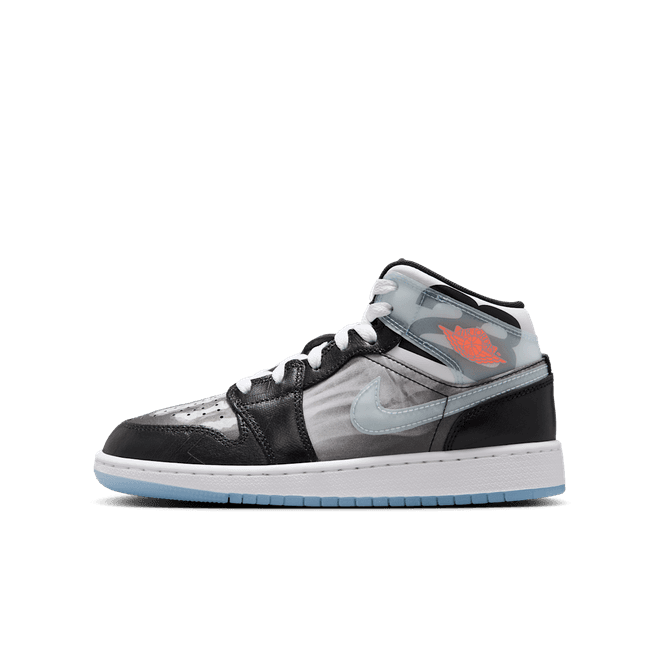 Air Jordan 1 Mid Sneaker School Big Kids'