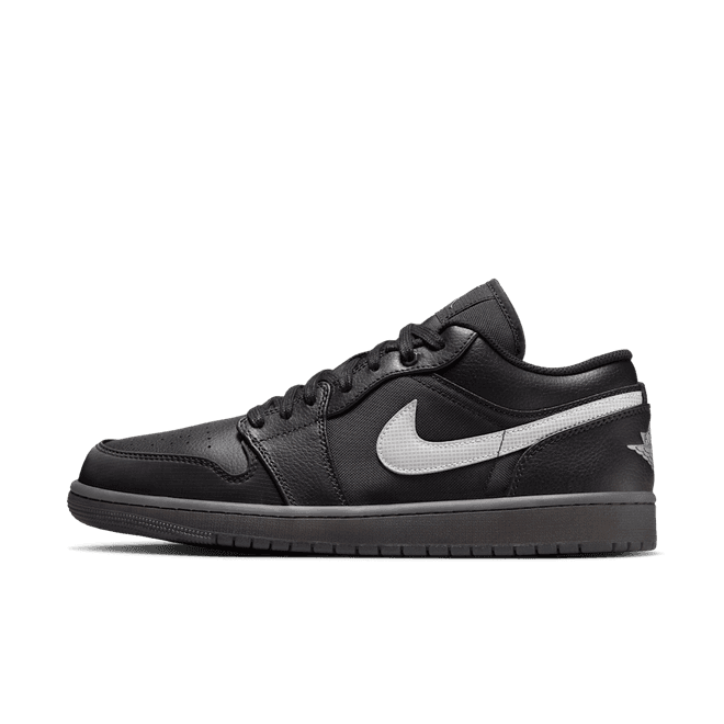 Air Jordan 1 Low Black White Dark Smoke Grey