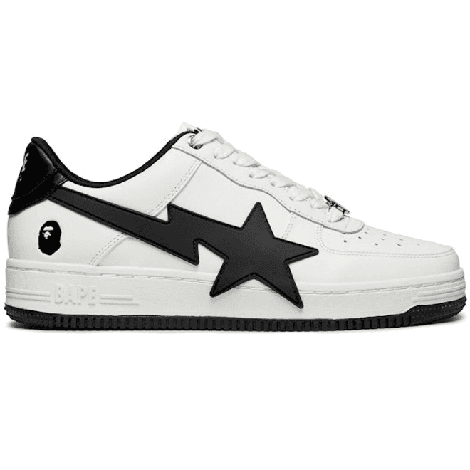 A Bathing Ape Bape Sta OS#2 White Black