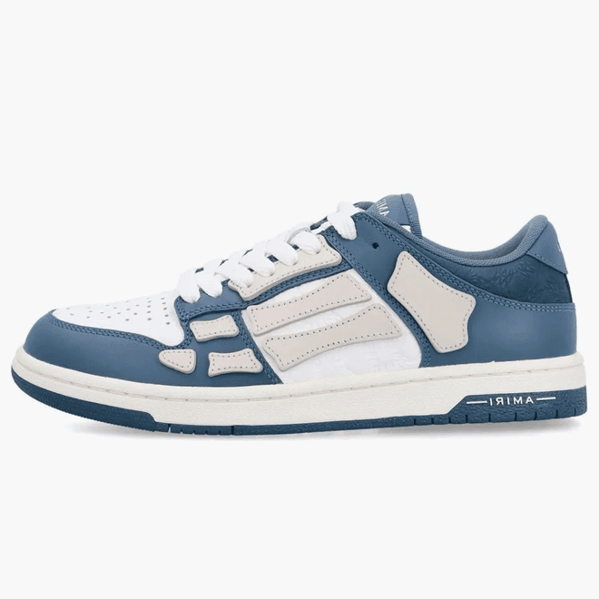 AMIRI Skel Top Low Vintage Blue Quad Monogram Debossed