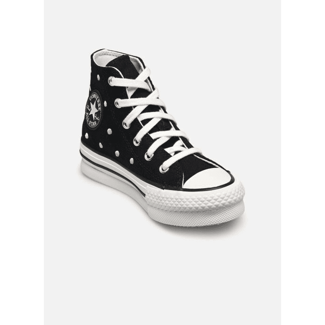 Converse Chuck Taylor All Star Lift Embroidered Polka Dots Platform Black/Vintage White/Egret
