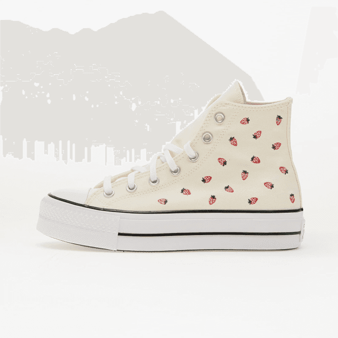 Converse Converse Chuck Taylor All Star Lift Platform Embroidered Strawberries