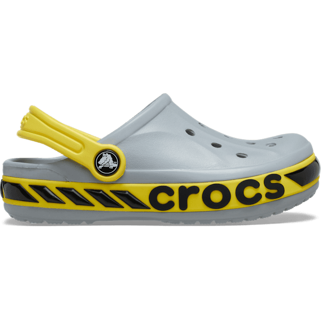 Crocs Toddler Bayaband Racer Band Clogs Kinder Light Grey 