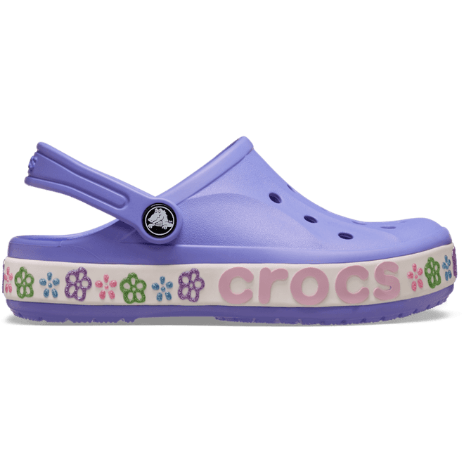 Crocs Kids Toddler Bayaband Flower Band Clogs Digital Violet 
