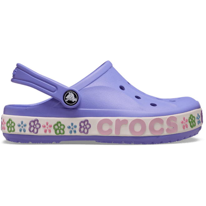 Crocs Kids Bayaband Flower Band Clogs Digital Violet 
