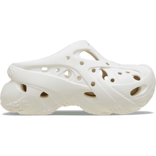 Crocs Women Caged Clogs Chalk 