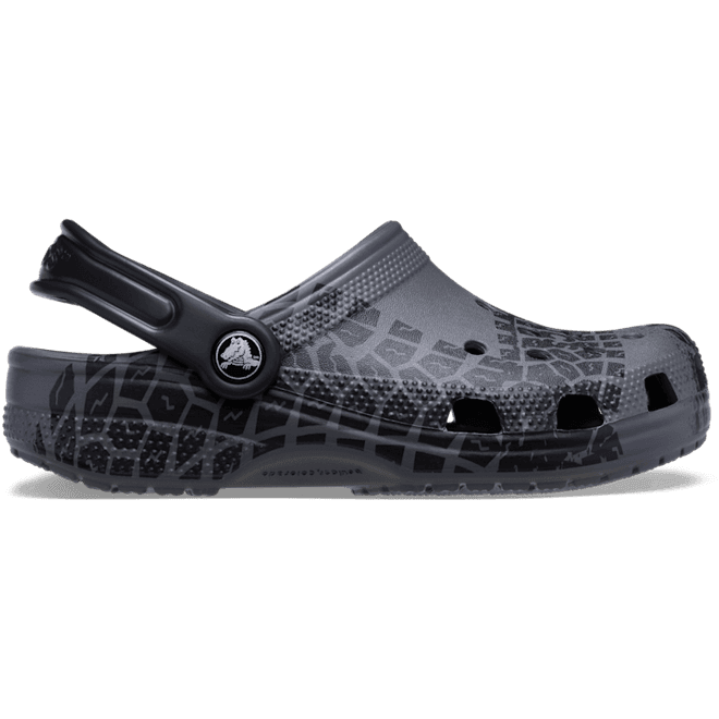 Crocs Kids Toddler Classic Tire Print Clogs Slate Grey 