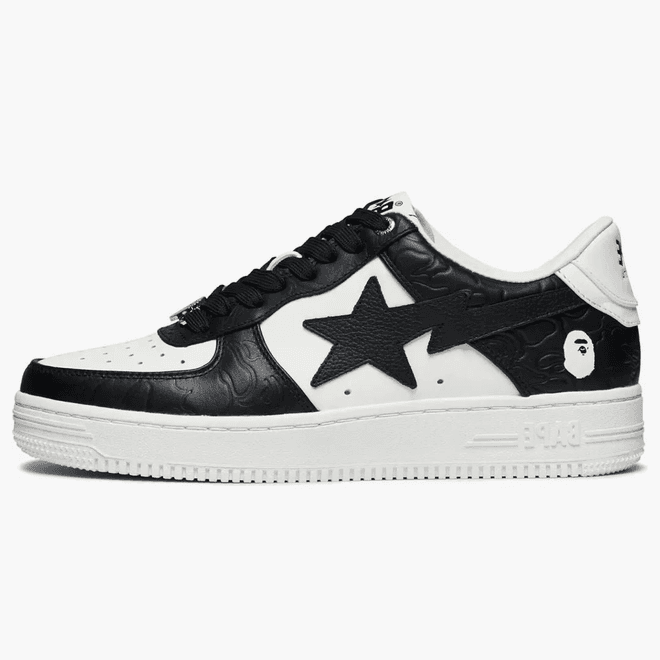 A Bathing Ape Bape Sta #4 Linecamo White Black