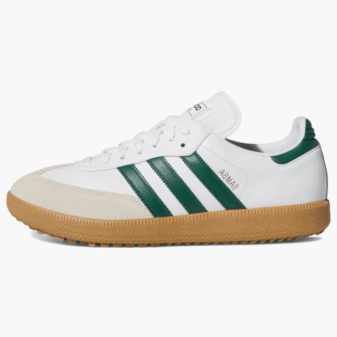 Adidas Samba Spikeless Golf Cloud White Collegiate Green Gum