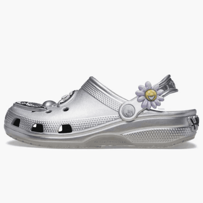 Crocs X Kenny Scharf Classic Clog Silver