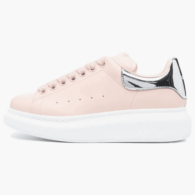 Alexander Mcqueen Oversized Light Pink Silver-tone (women's)
