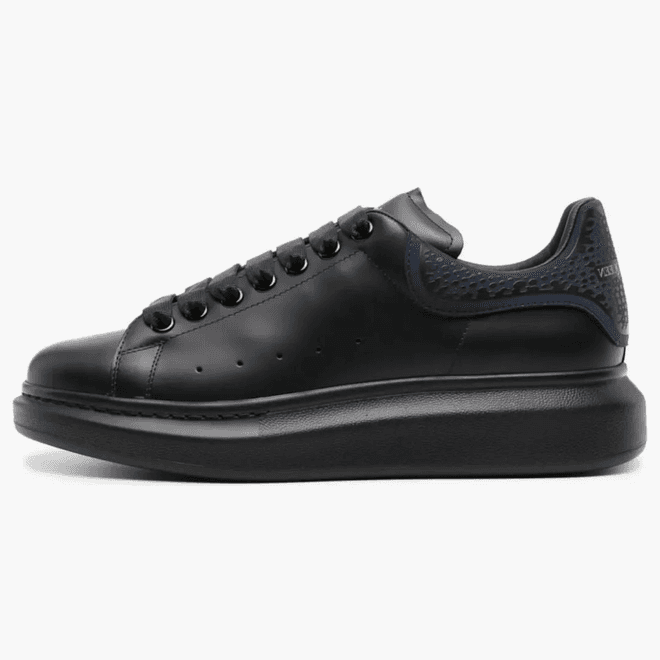 Alexander Mcqueen Oversized Black Blue Croc