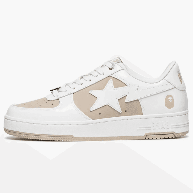 A Bathing Ape Bape Sta Low #6 White Beige