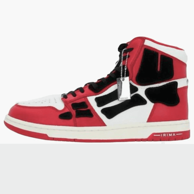Amiri Skel Top Hi Red White