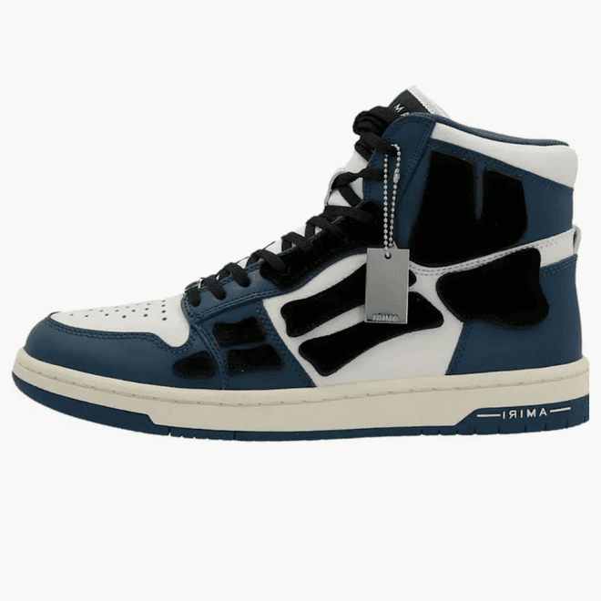 Amiri Skel Top Hi Navy White