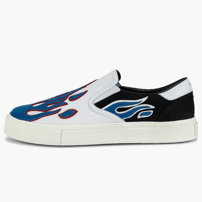 Amiri Flame Slip On Black/blue