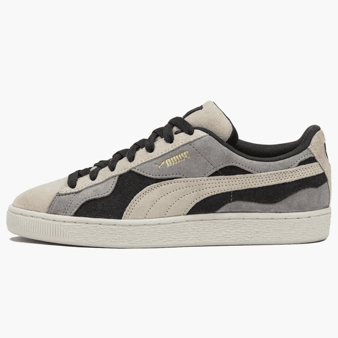Puma Suede Camowave Shoe Palace Exclusive Grey White