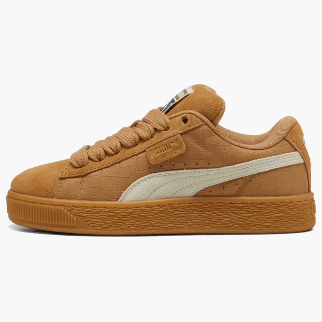Puma Suede Xl Elevated Caramel Latte Gum (women's)