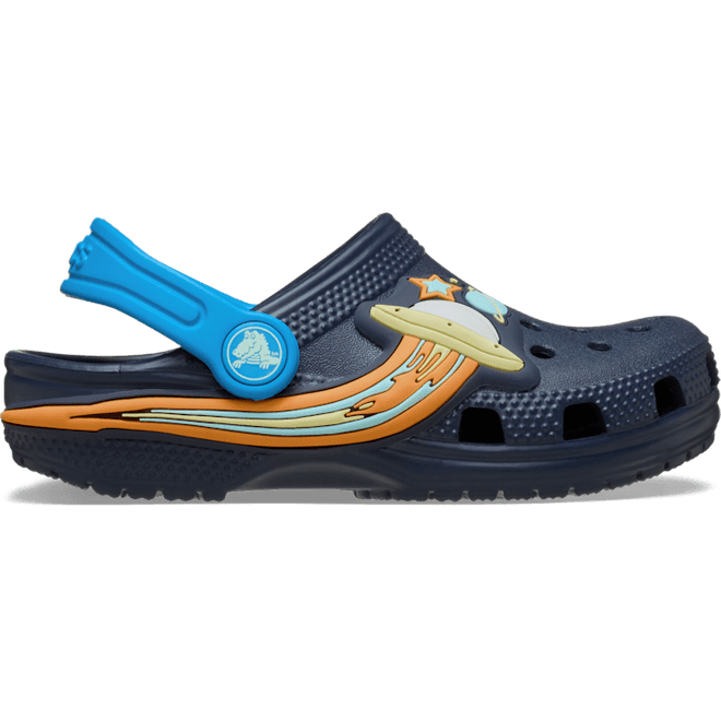 Crocs Kids Toddler Classic UFO Lights Clogs Navy 
